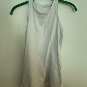 White Lululemon Racerback Tank Top